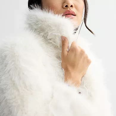 Women's Farmers Market Faux Fur Long Coat