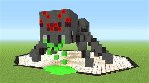 Image result for Minecraft Spider Statue Tutorial