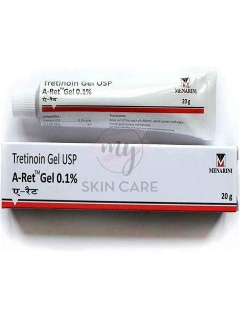 Buy Tretinoin Gel Usp A-ret Gel 0.1% from Menarini in India