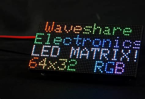 Buy RGB Full-Color LED Matrix Panel 64x32 Pixels, 2.5mm Pitch, 2048 ...