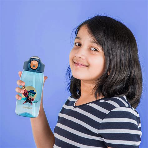 Buy Rio Kids Water Bottle, 550ml, Blue Online - HomePuff