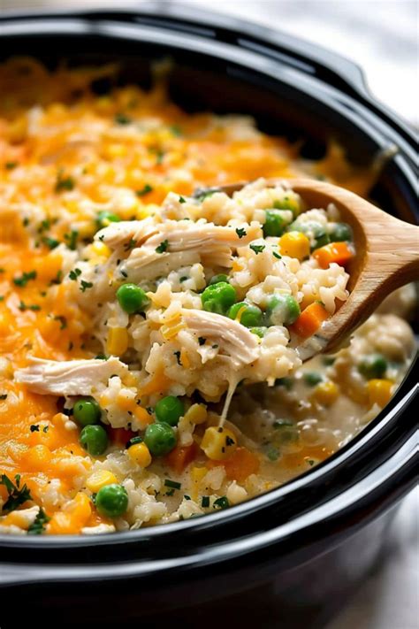 Crockpot Chicken and Rice - Insanely Good