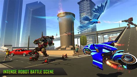 US Police Flying Bike: Eagle Robot Transformation - App on Amazon Appstore