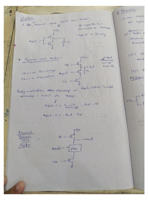 VLSI 17 March: Dynamic CMOS Design and Charge Sharing Issues - Studocu