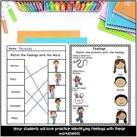 Identifying Feelings Worksheets - Worksheets Library