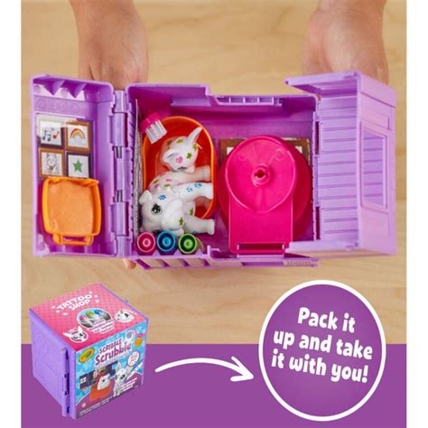 Crayola Scribble Scrubbie Pets Tattoo Shop — Toycra