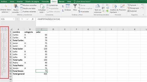 La función de Excel SUBTOTALES explicada de la forma más sencilla - IONOS