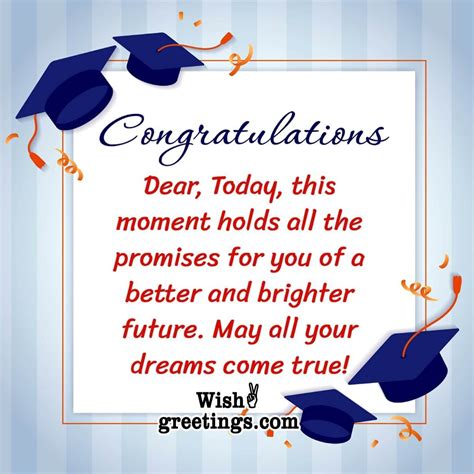Graduation Congratulations Messages - Wish Greetings