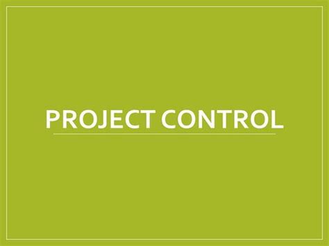 Image result for Project Control Process