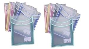 Beliky Plastic File Folders Envelope Expanding File Wallet Organizer ...