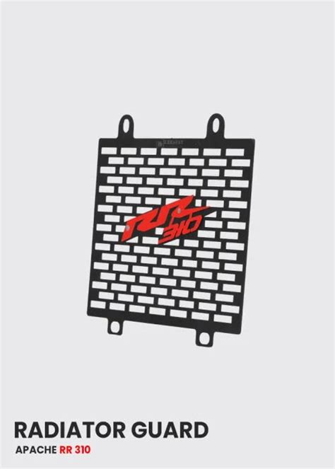 RR310 Radiator Guard - RD 917 - ht exhaust BLACK RED – SPARIFY