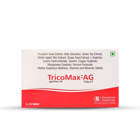 Tricomax AG Tablets : ClickOnCare.com