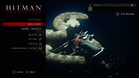 Image result for Hitman Absolution Main Menu
