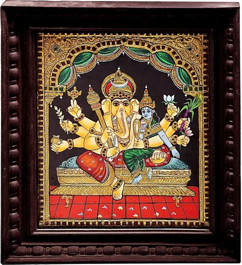 Exotic India 12 x 14 Ganesha the Lord of India | Ubuy
