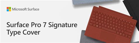 Microsoft Surface Pro 7 Signature Type Cover - Ice Blue - Buy Microsoft ...