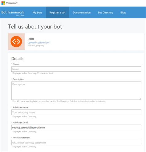 Image result for Creating a New Bot Microsoft