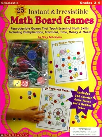 25 Instant & Irresistible Math Board Games: Reproducible Games That ...