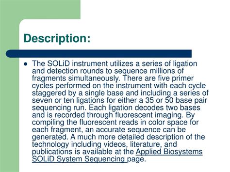 Image result for Solid Sequencing Explained
