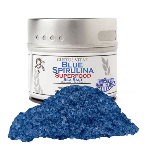 Blue Spirulina Superfood Sea Salt | Gourmet Sea Salt | Artisanal ...
