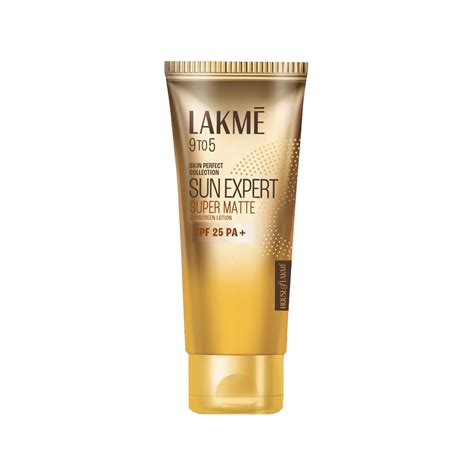 Buy Lakme Sun Expert SPF 25 PA+ Supermatte Lotion, 100 ml | 19 Minutes ...