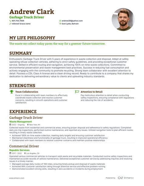 Garbage Truck Job Description at Shirley Levy blog