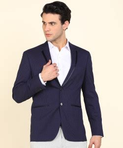 PETER ENGLAND Self Design Single Breasted Formal Men Blazer - Buy PETER ...