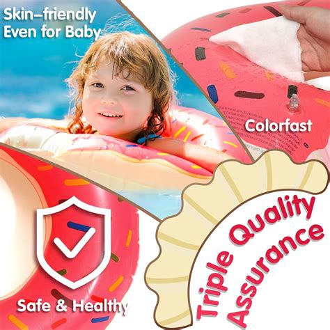Buy DMAR Donut Pool Floats Donut Pool Floatie Donut Tube Pool Doughnut ...