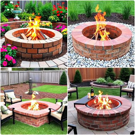 30 Brick Fire Pit Ideas To Enhance Your Backyard