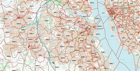 Image result for Liverpool Map by Postcode