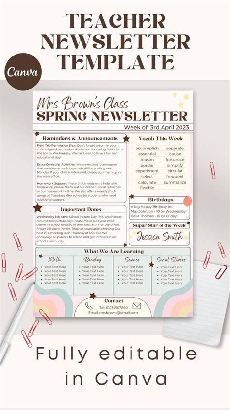 Rezultat imagine pentru Spring Newsletter Template