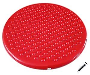 Jr. Inflatable Seat Cushion with Pump, 31cm/12in Diameter for Kids, Red ...