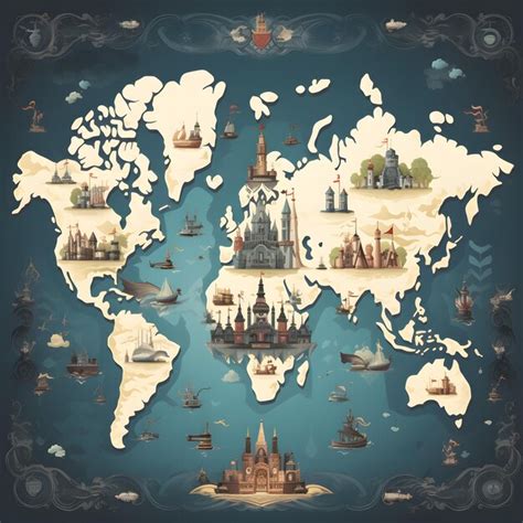 Detailed World Map Vector 的图像结果