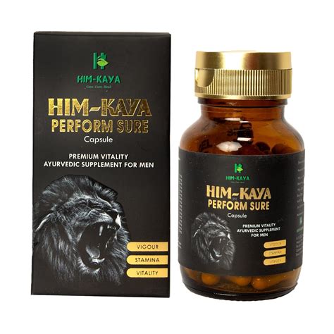 HIM KAYA PERFORM SURE Men Energy Booster Vitamin Suppliments (60 ...