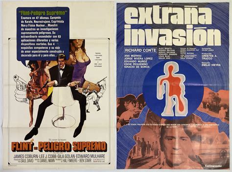 Lot 316 - CINEMA POSTERS - SPANISH LANGUAGE.