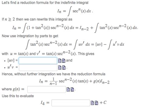 Image result for Integral Calculus Reduction Formula