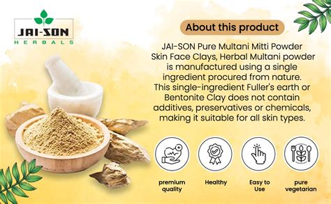 Jai-Son Herbals Ubtan Powder | For Glowing Skin, Oil Control, Acne ...