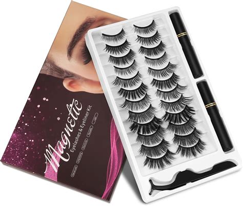 Amazon.com: VASSOUL Dual Magnetic Eyelashes, 0.2mm Ultra Thin Magnet ...