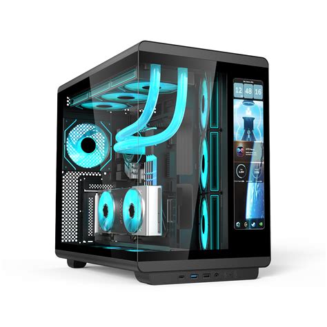 POWERX U3600 Ultra Cabinet – RGB Mid Tower PC Case with Screen Display