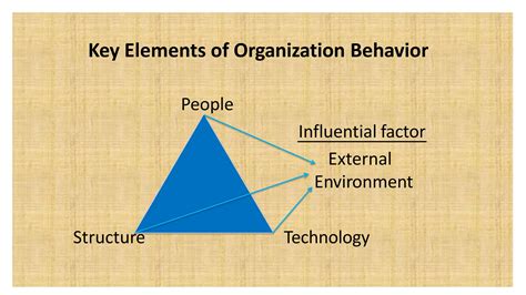 Elements Of Organisational Behaviour