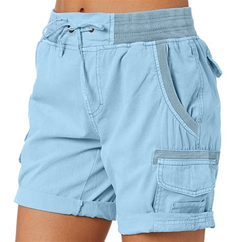 Cargo Shorts Women High Waisted Hiking Outdoor Cycling Stretch ...