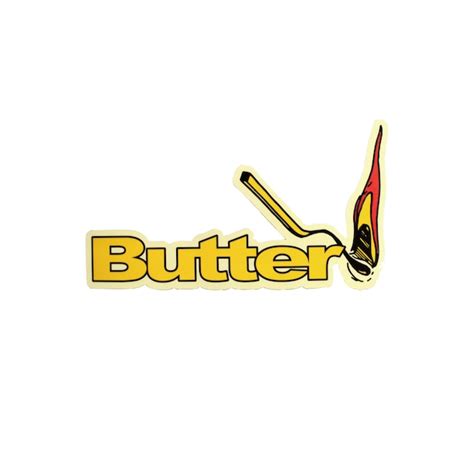 BUTTER GOODS MATCH LOGO STICKER | bigwingskate