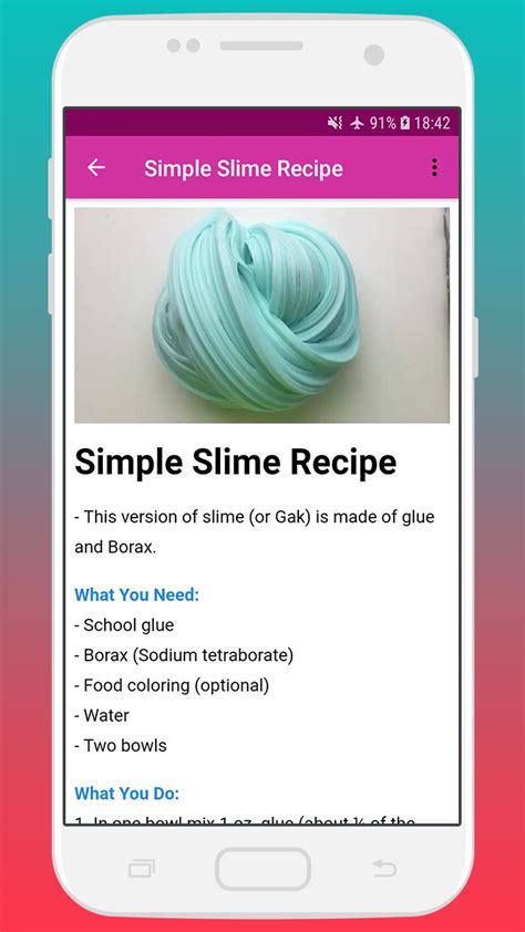 How to Make Slime Easily - Recipes Guide - App on Amazon Appstore
