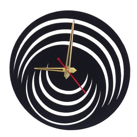 Buy Venture Decorative Analog Wall Clock Non Ticking Silent (29cm X ...