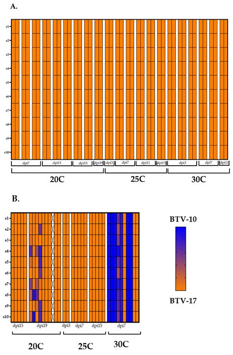 Evaluating Temperature Effects on Bluetongue Virus Serotype 10 and 17 ...