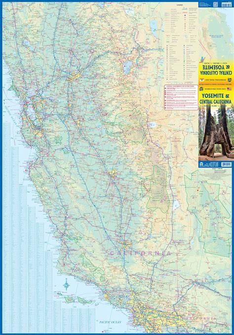 Yosemite & Central California - Travel Map - ITM