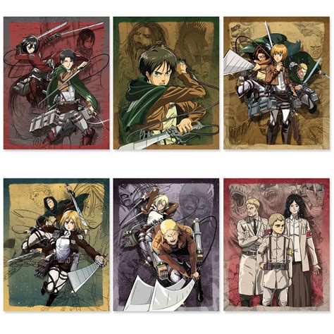 Jumant Attack On Titan Poster Unframed 8x10 Aot Poster Anime ...