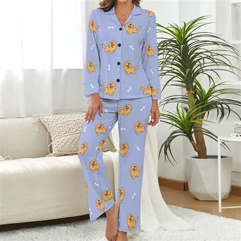 Infinite Golden Retriever Love Pajamas Set for Women - 4 Colors