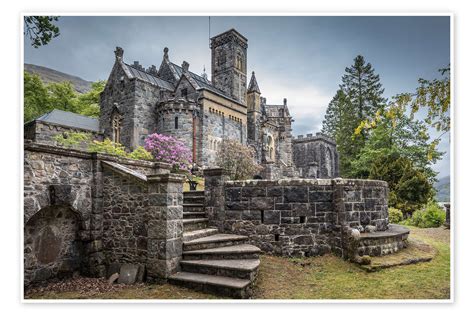 St Conan's Church on Loch Awe, Scotland print by Christian Müringer ...