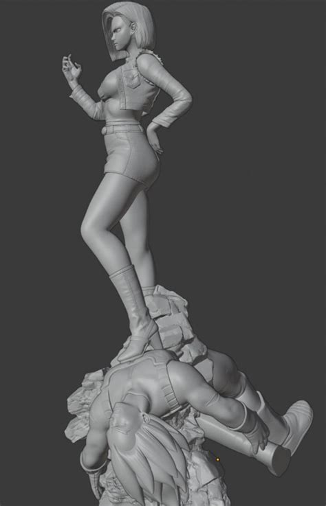 Image result for Android 18 Vs Vegeta