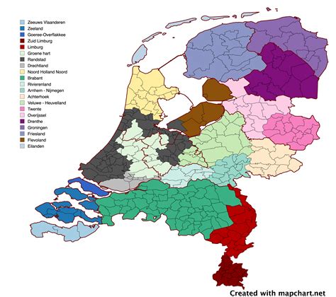 Cultural regions of The Netherlands (OC) : r/MapPorn